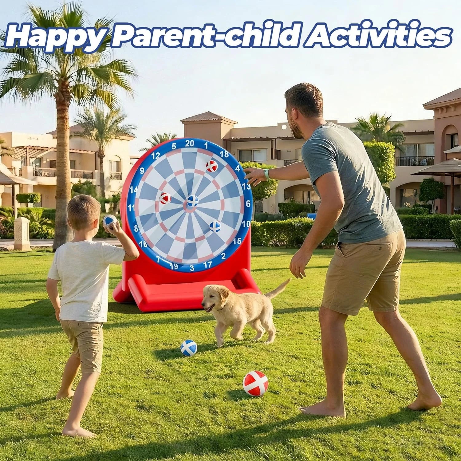 AquaDarts – Inflatable Pool Dart Game Set