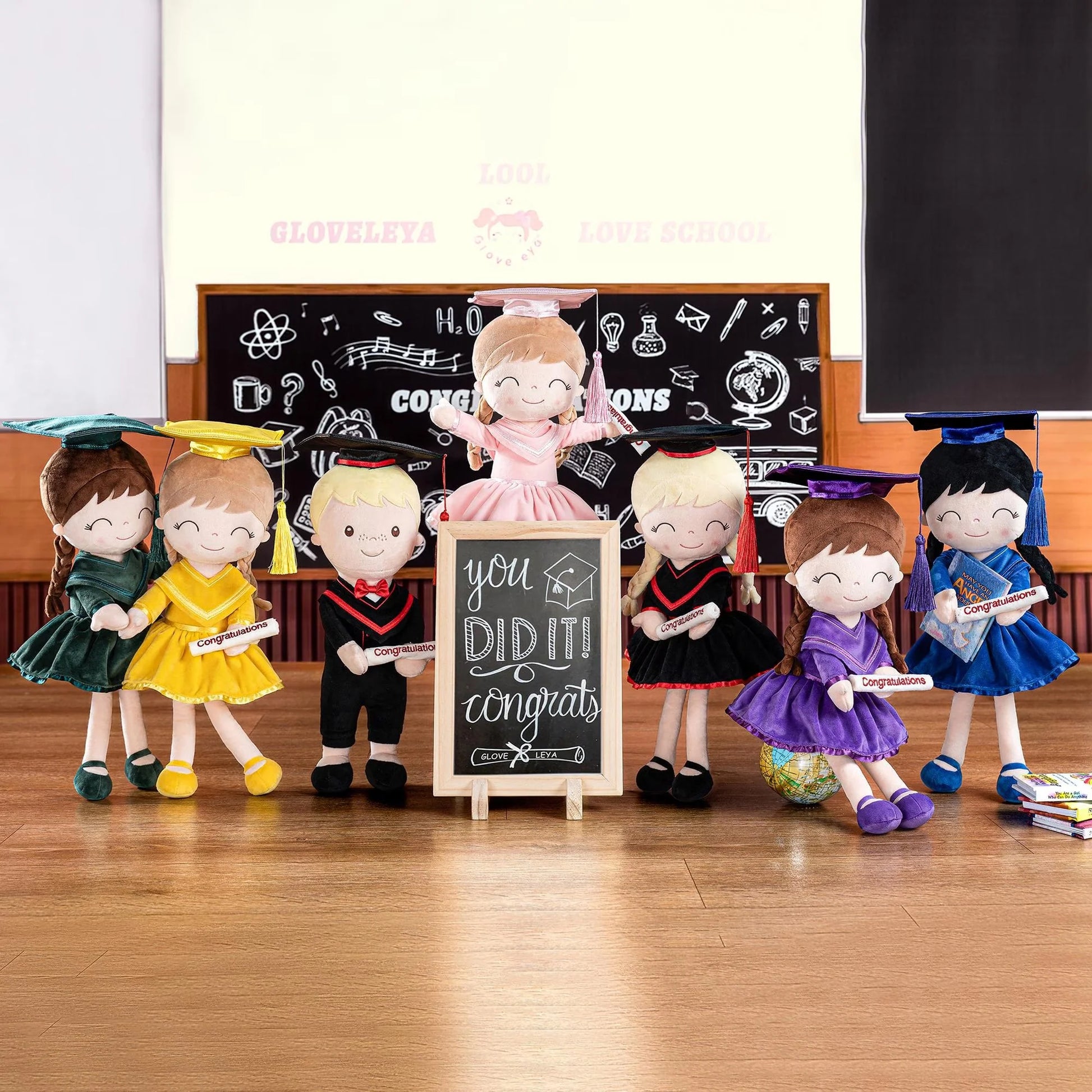 SnuggleGrad – Cute Graduation Plush Gift Set