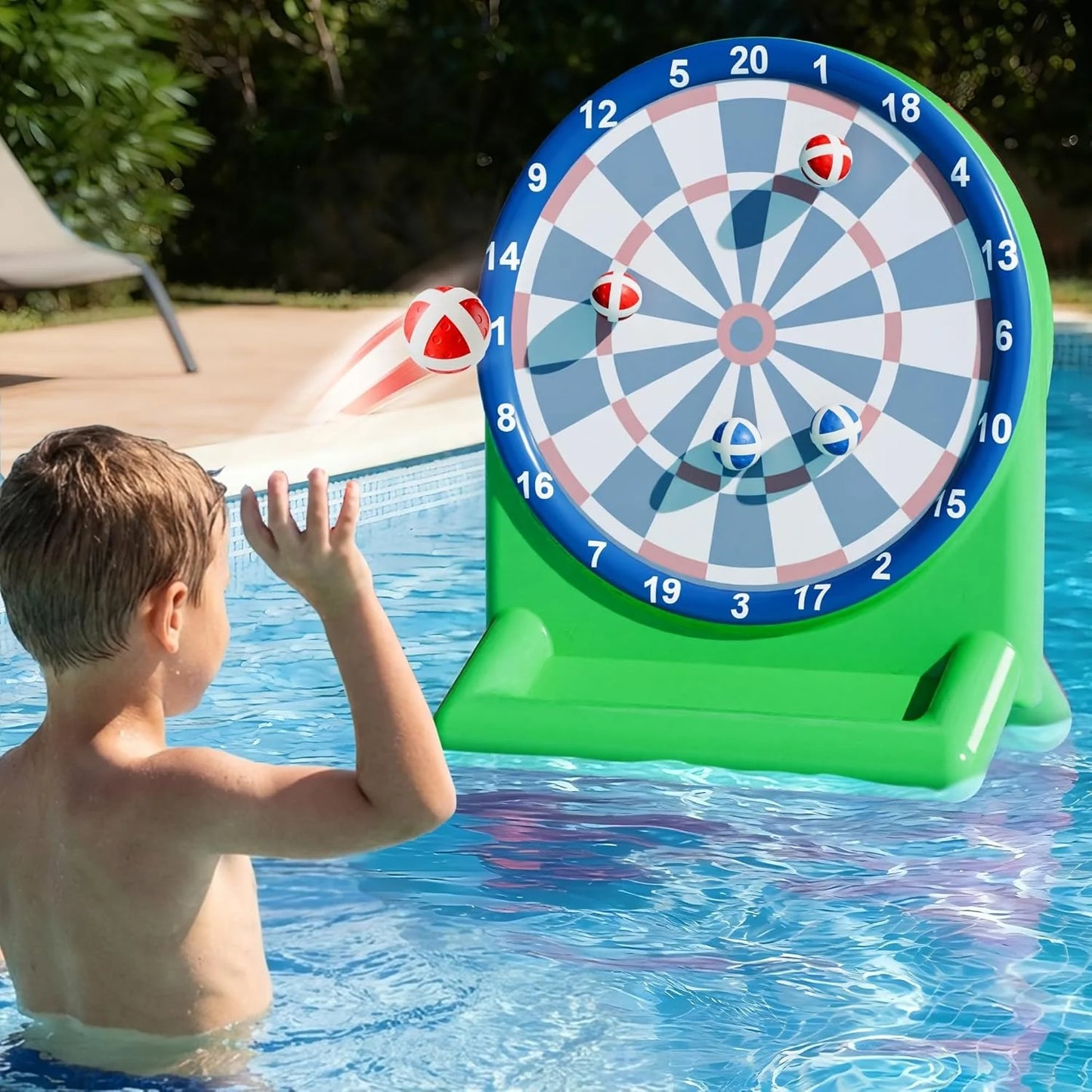 AquaDarts – Inflatable Pool Dart Game Set