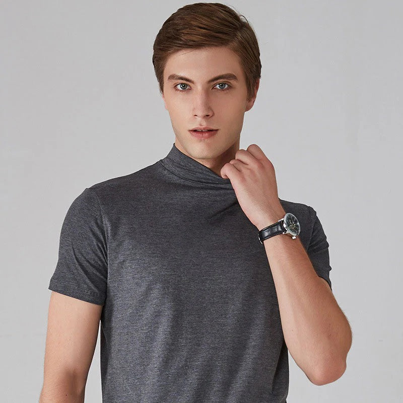 FlexMode – Modern Stretch High Neck Tee