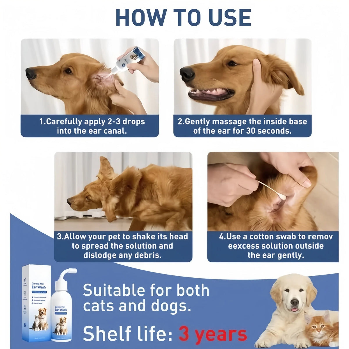 PawCare – Deep-Cleansing Pet Ear Wash