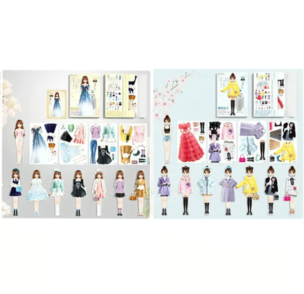 TinyTrendy – Magnetic Dress Up Baby Playset