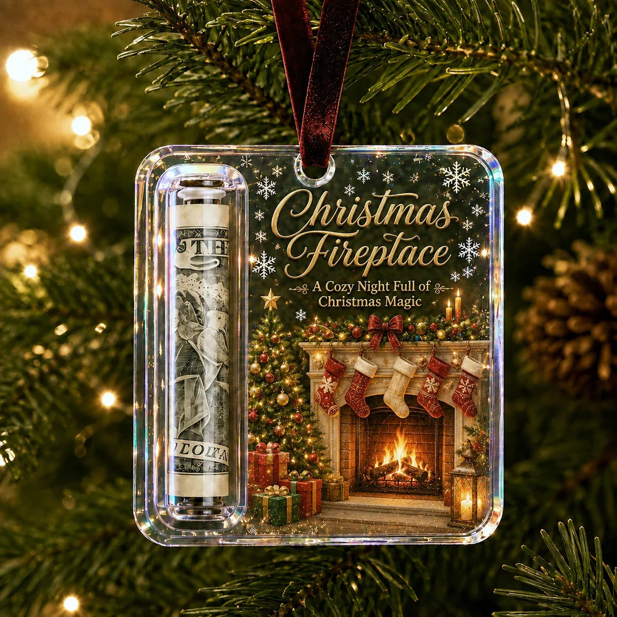 MerryMoney – Christmas Cash Keepsake Ornament