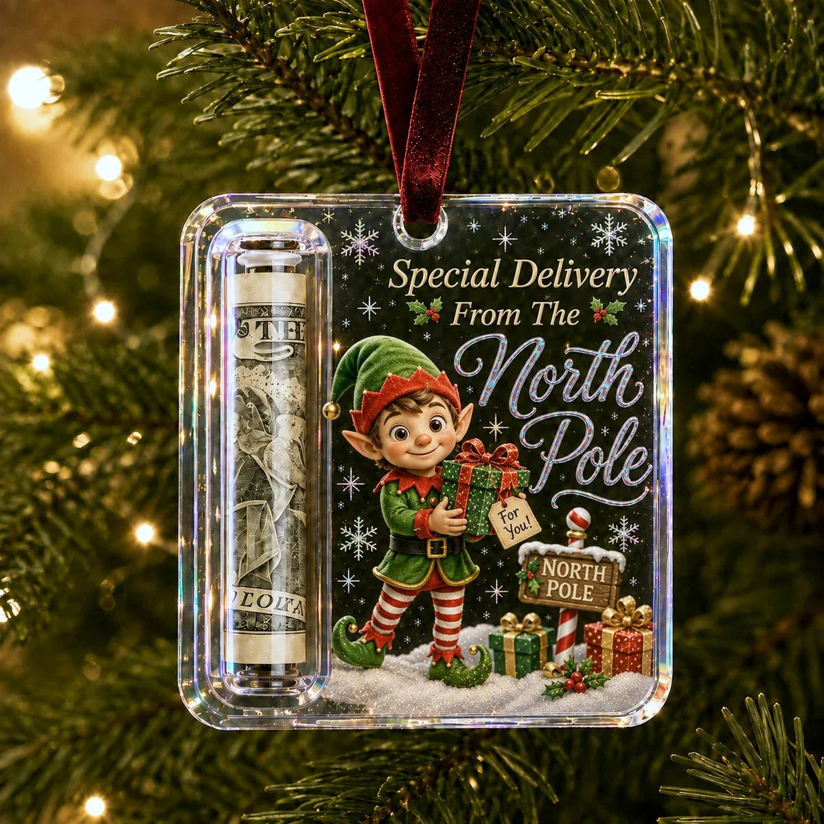 MerryMoney – Christmas Cash Keepsake Ornament