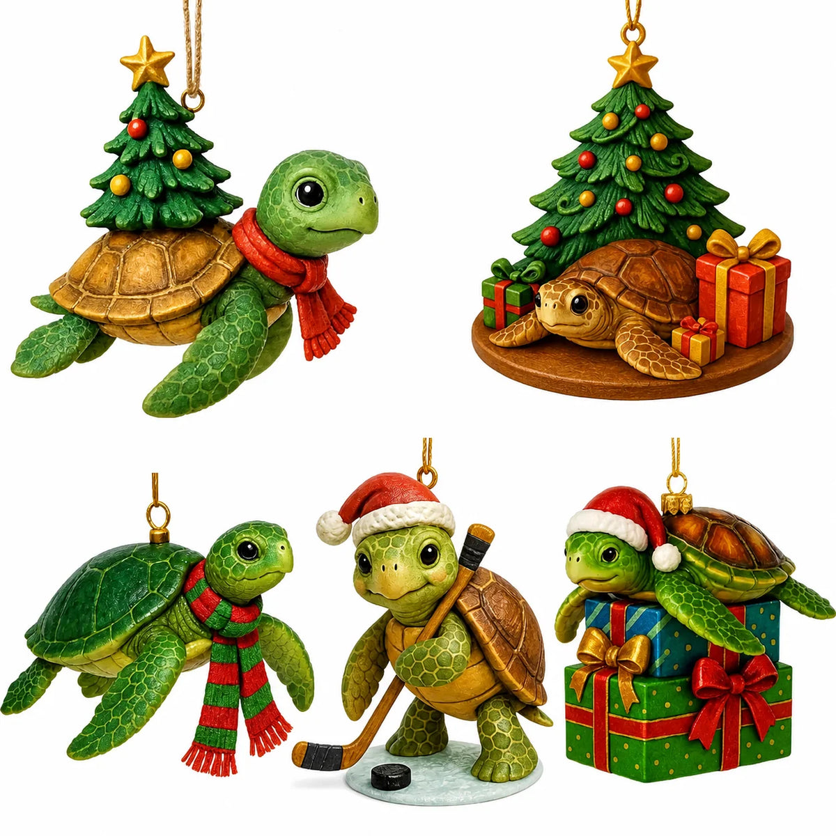 OceanMerry – 24-Day Festive Sea Turtle Ornament Calendar