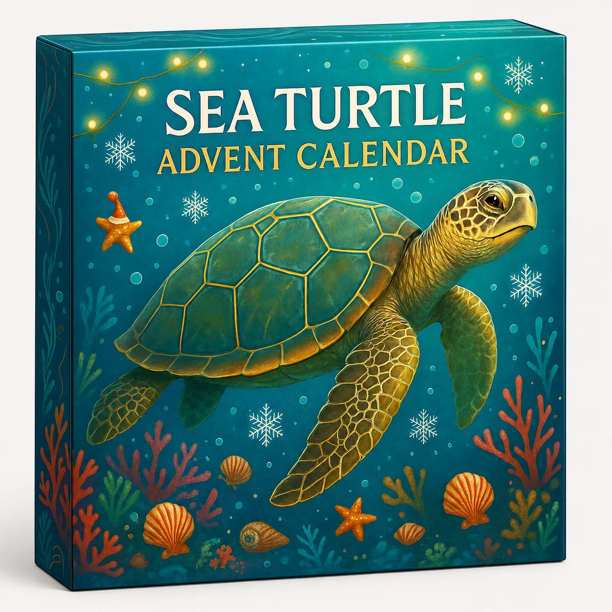 OceanMerry – 24-Day Festive Sea Turtle Ornament Calendar