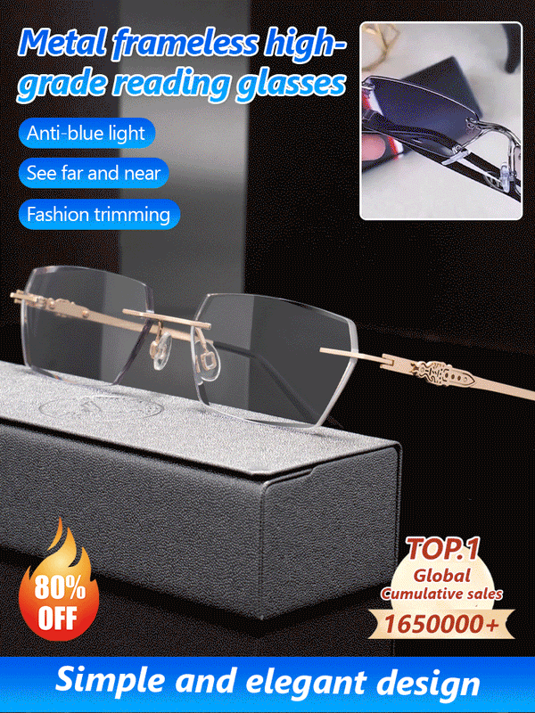 VisionLite – Frameless High-Grade Reading Glasses