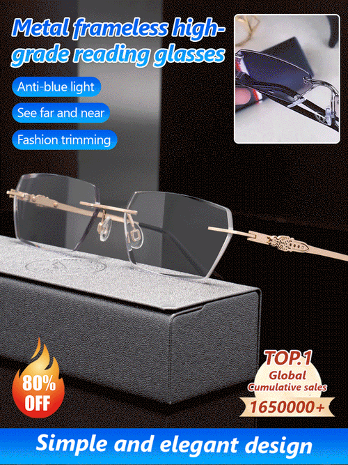 VisionLite – Frameless High-Grade Reading Glasses