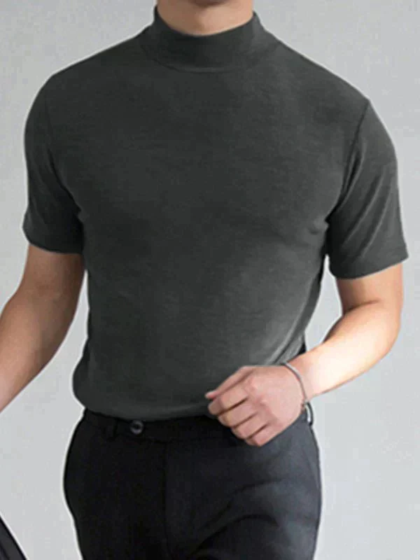 FlexMode – Modern Stretch High Neck Tee