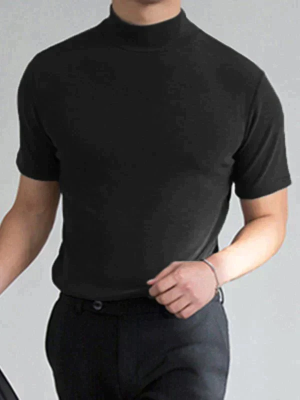 FlexMode – Modern Stretch High Neck Tee