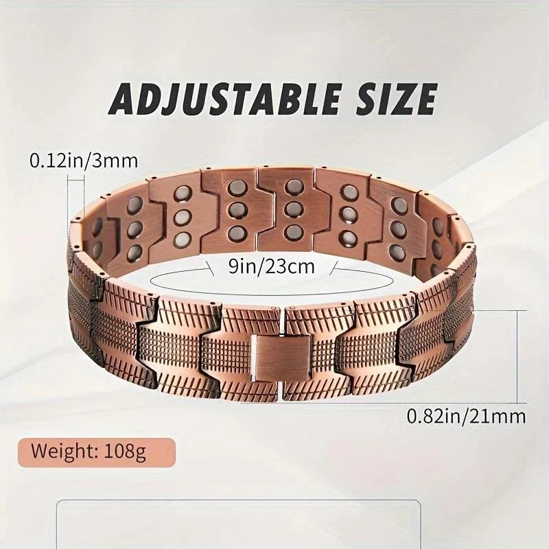 MagnaBond – Men’s Pure Copper Magnetic Bracelet