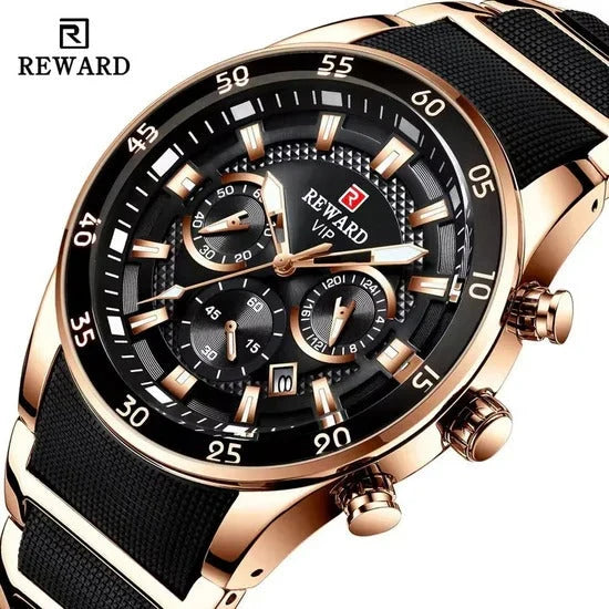 RoyalTime – Black Edition Chronograph Watch