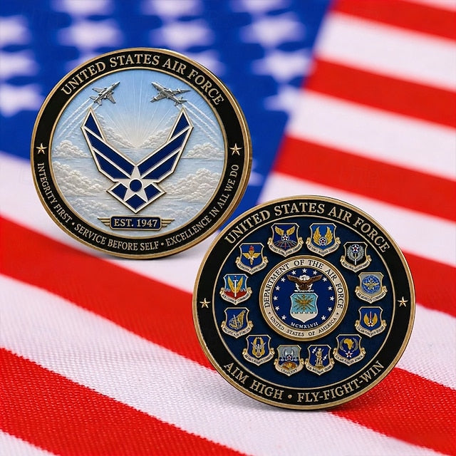 AirCrest – Aim High • Fly-Fight-Win Commemorative Coin