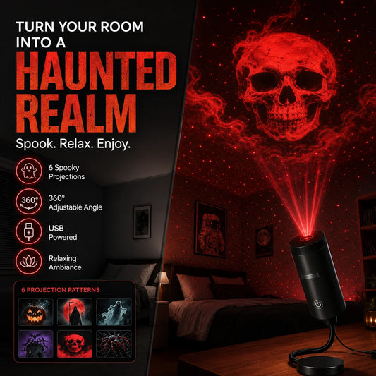 AstroLume – Rotating Galaxy Night Light Projector
