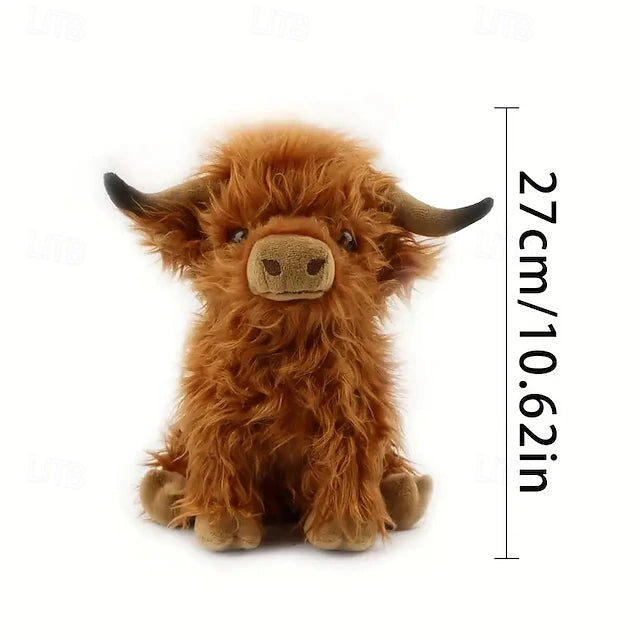 FluffMoo – Highland Cow Plush Toy
