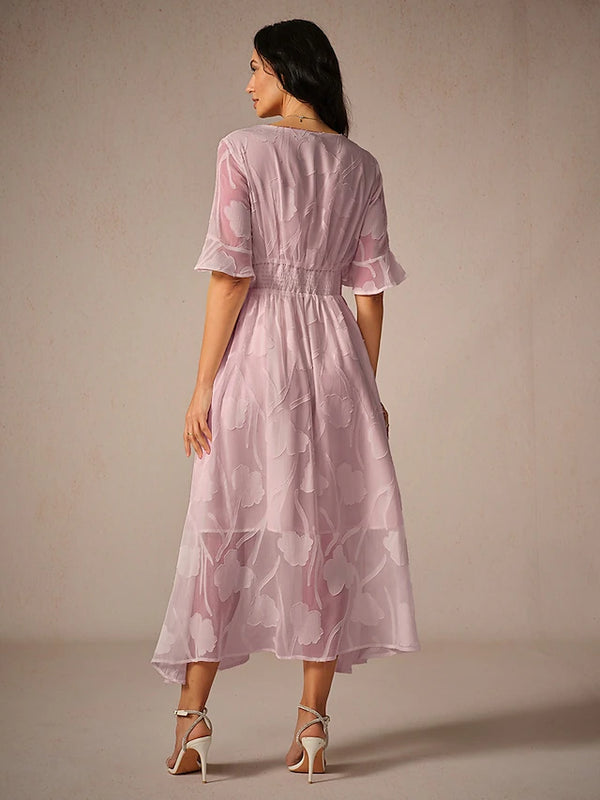 Lunessa | V-Neck Evening Maxi Dress