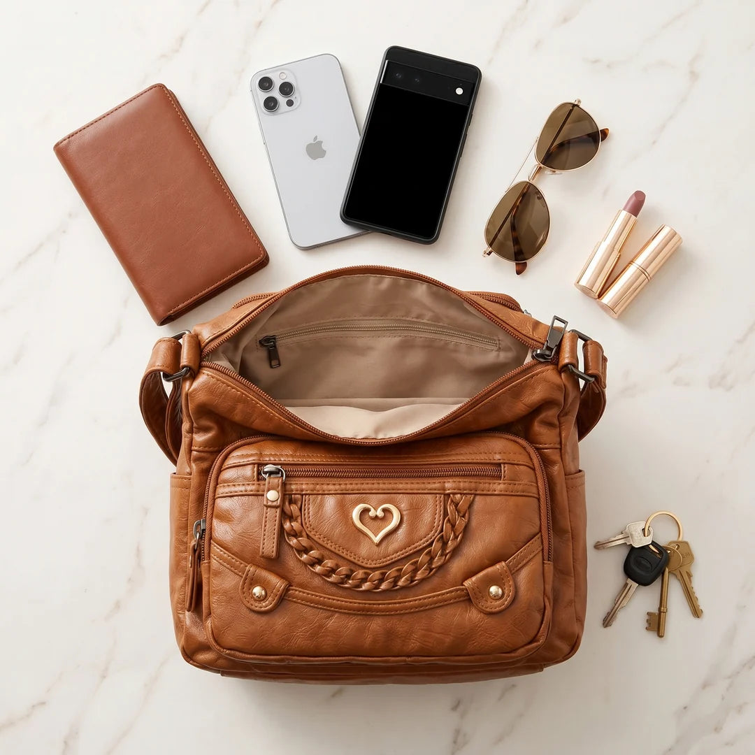 LunaLuxe – Women's Multi-Pocket Crossbody Bag