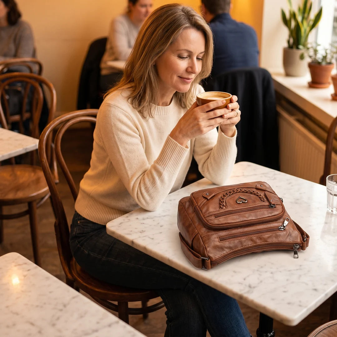 LunaLuxe – Women's Multi-Pocket Crossbody Bag
