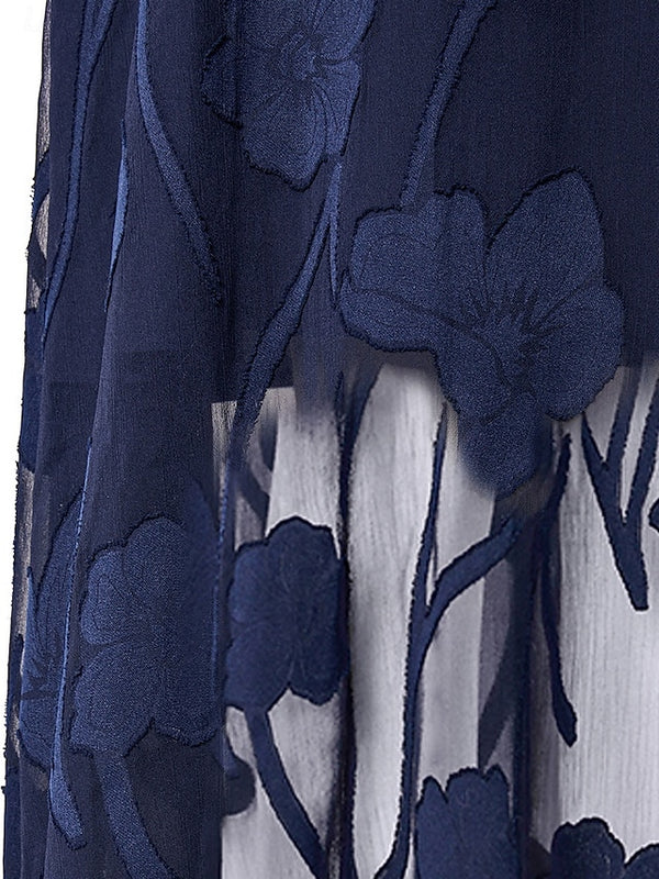 Lunessa | V-Neck Evening Maxi Dress