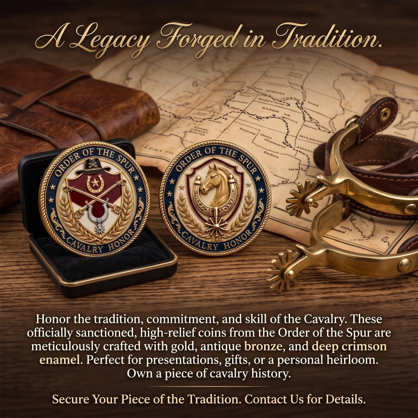 SpurRide – Earned Not Given Commemorative Medal