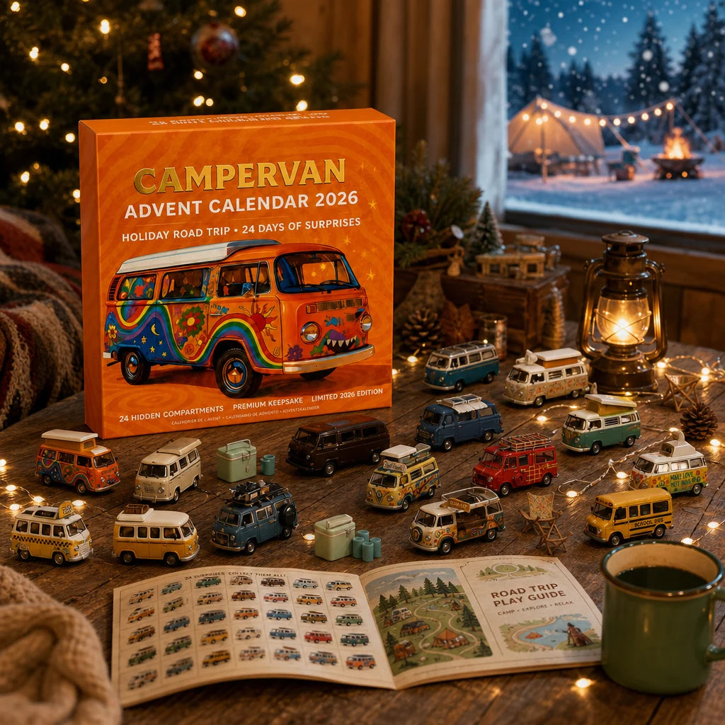 VanVoyage – 24-Day Vintage Road Trip Advent Calendar