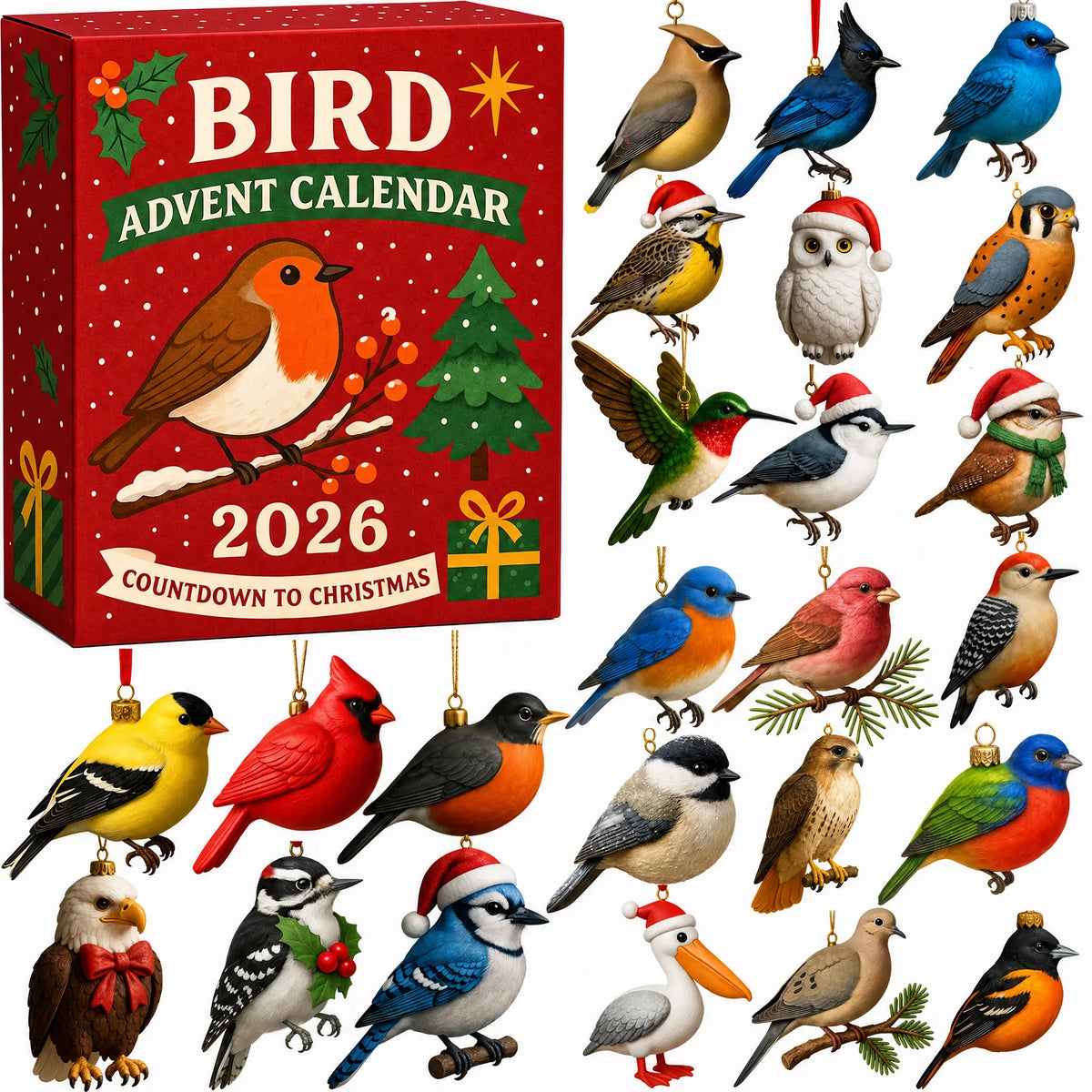 WinterWings – 24-Day Christmas Bird Advent Calendar