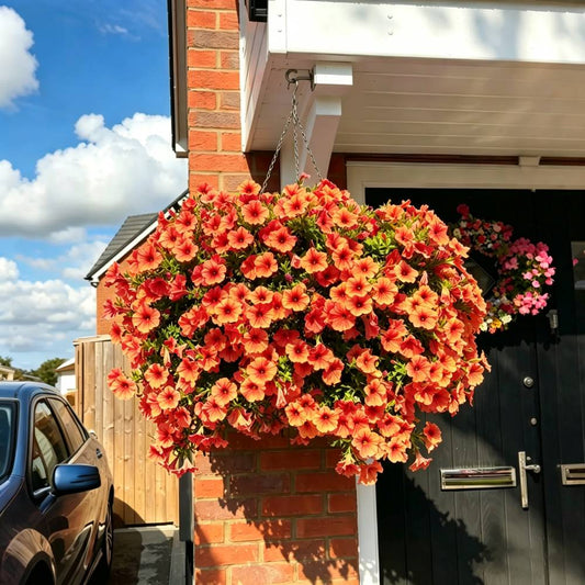 FloraGlow – UV-Resistant Artificial Petunia Bouquet