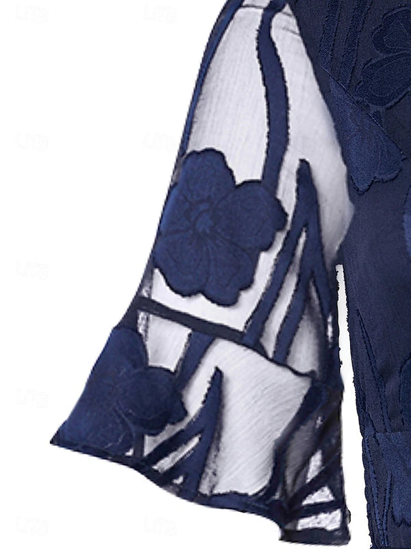 Lunessa | V-Neck Evening Maxi Dress