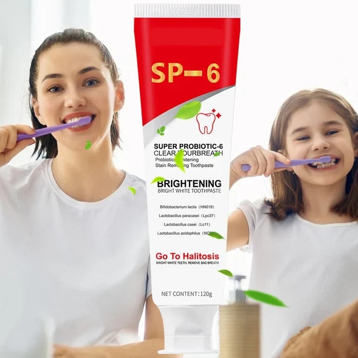 BrightBiome – Probiotic Whitening Toothpaste