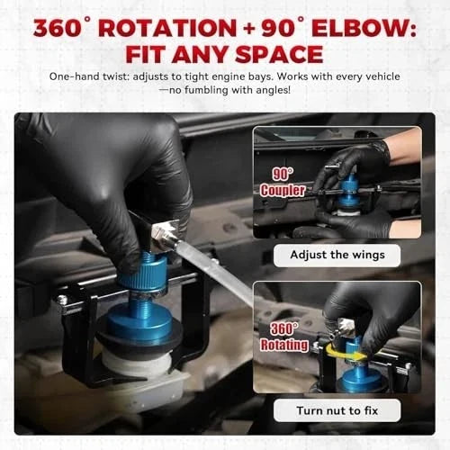 BrakePro – Universal Brake Bleeding Adapter Set