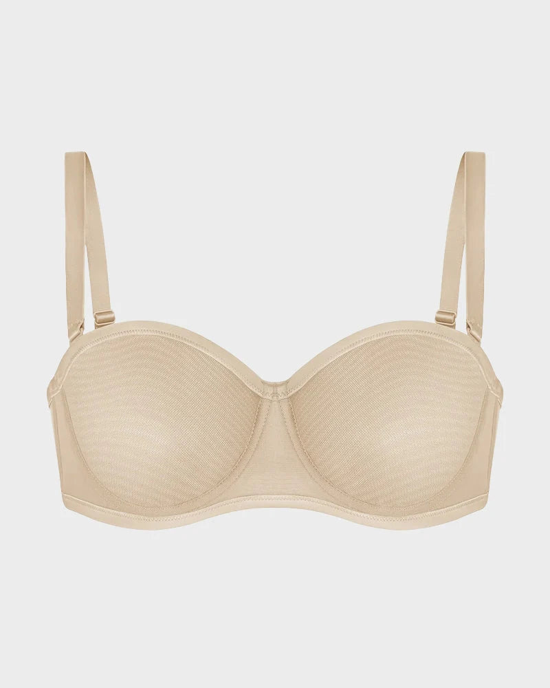 AirLift – Strapless Mesh Balconette Bra
