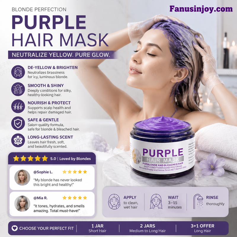 VioletRevive – Moisturizing Purple Hair Mask