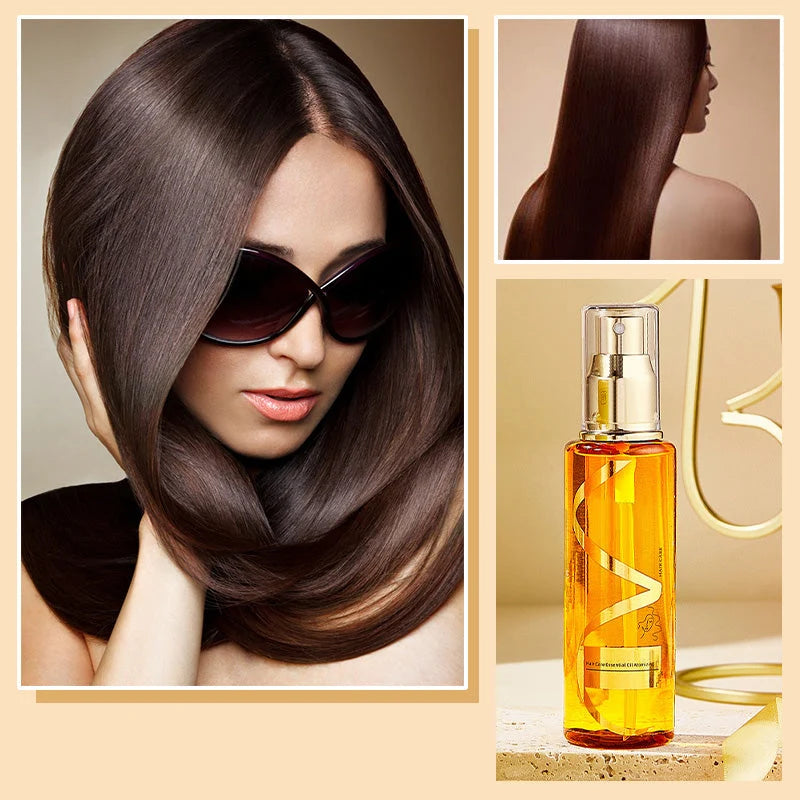 SilkLuxe – Moisturizing & Strengthening Silky Hair Oil