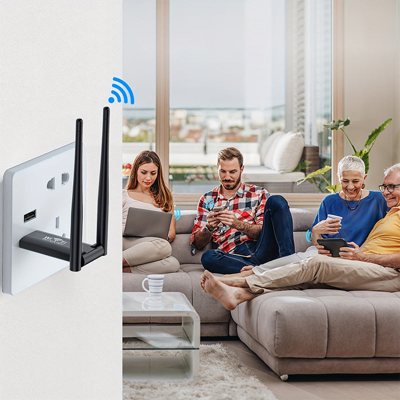WaveXel – Dual-Antenna USB WiFi Booster