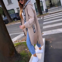 Velmora – Women’s Oversized Hooded Sweatshirt Coat