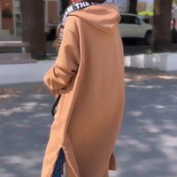 Velmora – Women’s Oversized Hooded Sweatshirt Coat