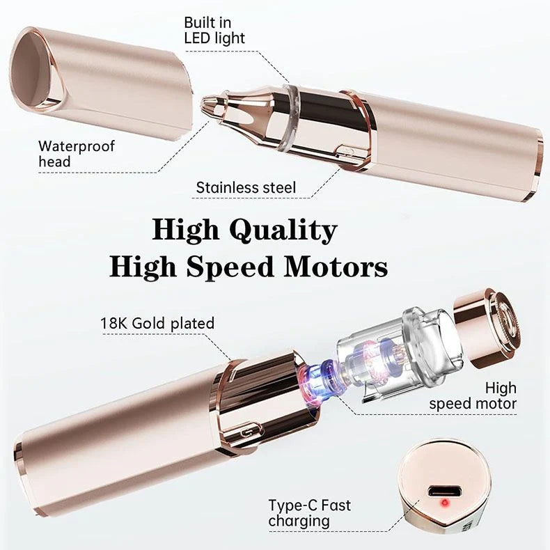 BeautyTrim – Portable 2-in-1 Eyebrow Trimmer