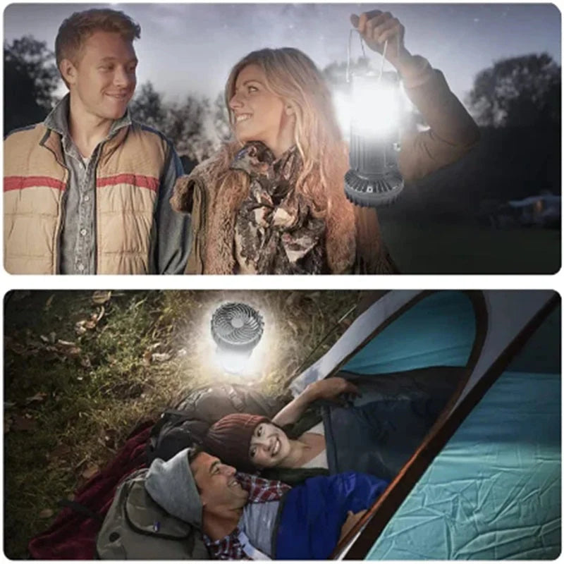 CampBreeze – Solar Camping Lantern & Cooling Fan
