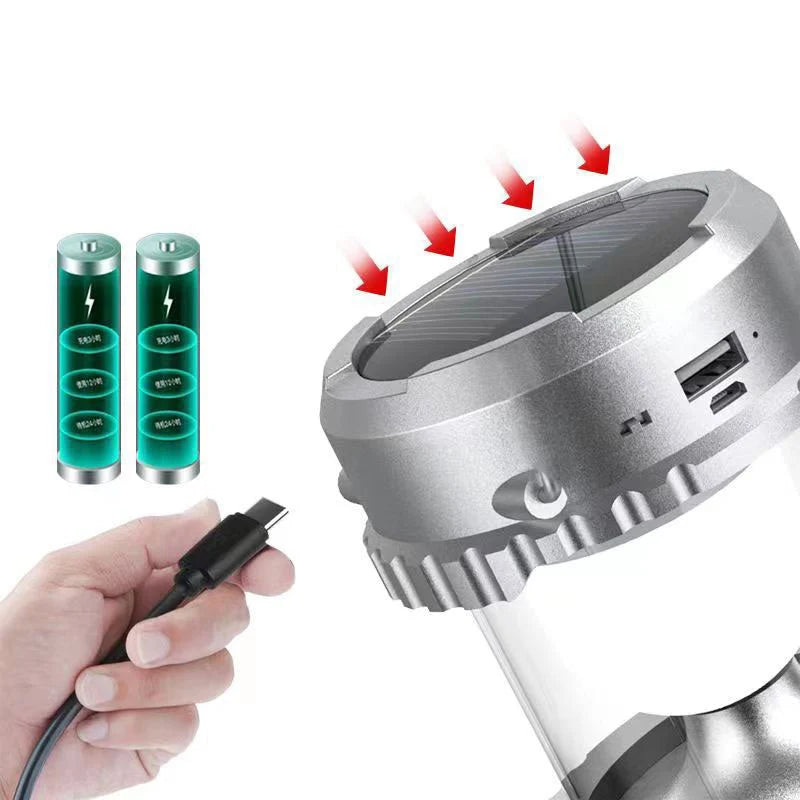CampBreeze – Solar Camping Lantern & Cooling Fan
