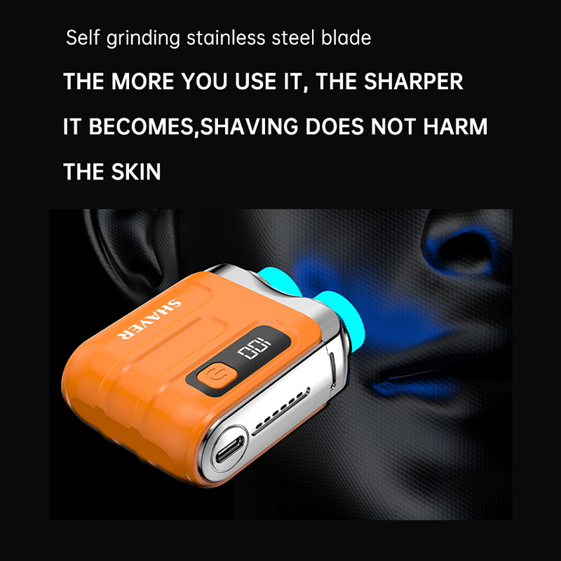 SmoothEdge – Compact Rotary Electric Shaver for Men