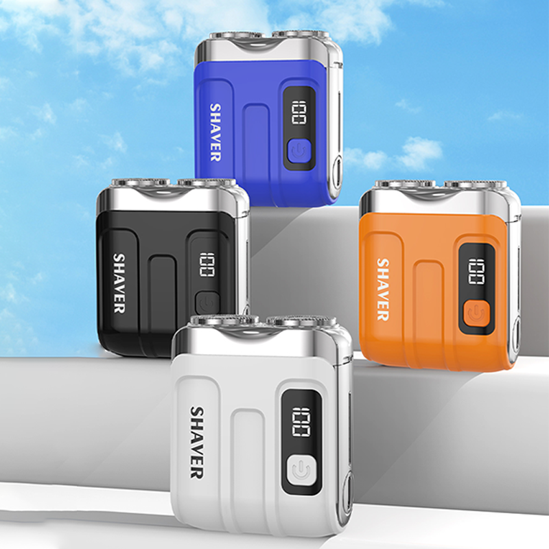 SmoothEdge – Compact Rotary Electric Shaver for Men