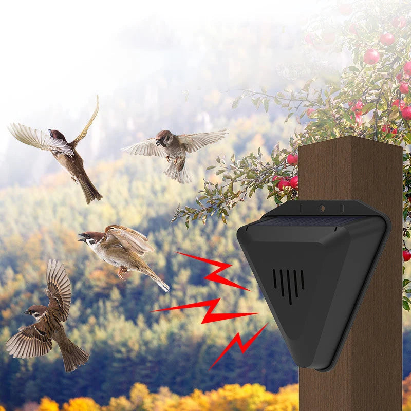 BirdBarrier – Waterproof Solar Sound Deterrent