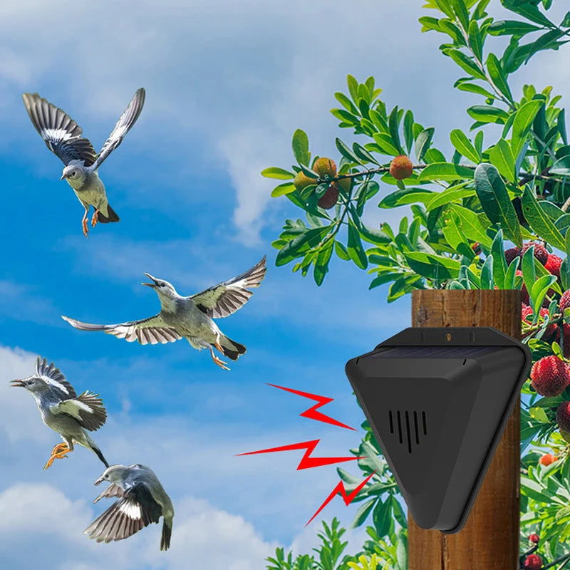 BirdBarrier – Waterproof Solar Sound Deterrent