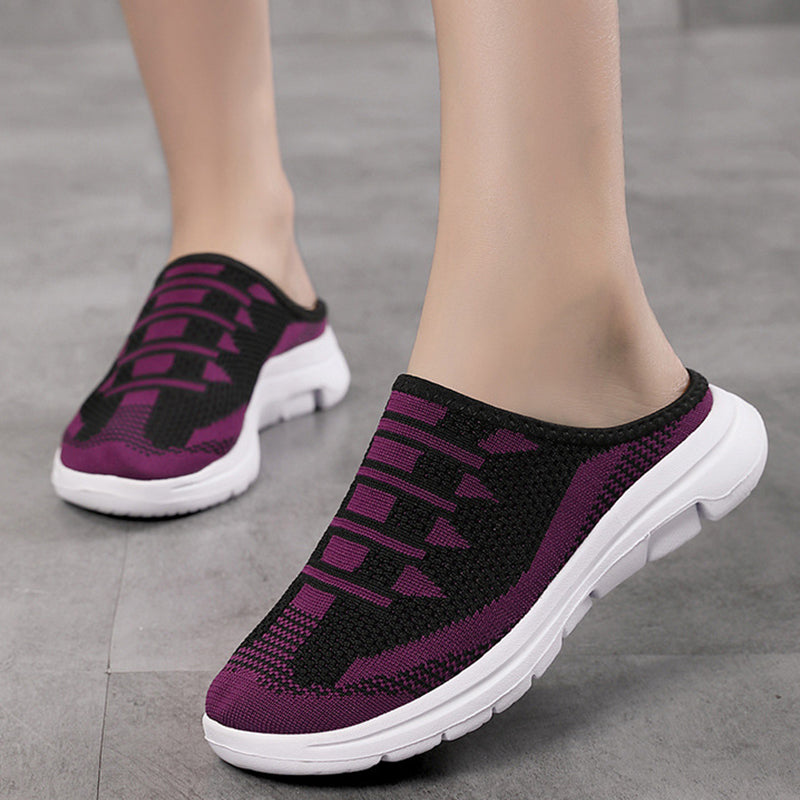 AirStride – Breathable Closed-Toe Comfort Slippers