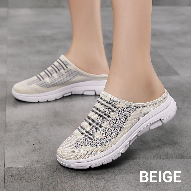 AirStride – Breathable Closed-Toe Comfort Slippers