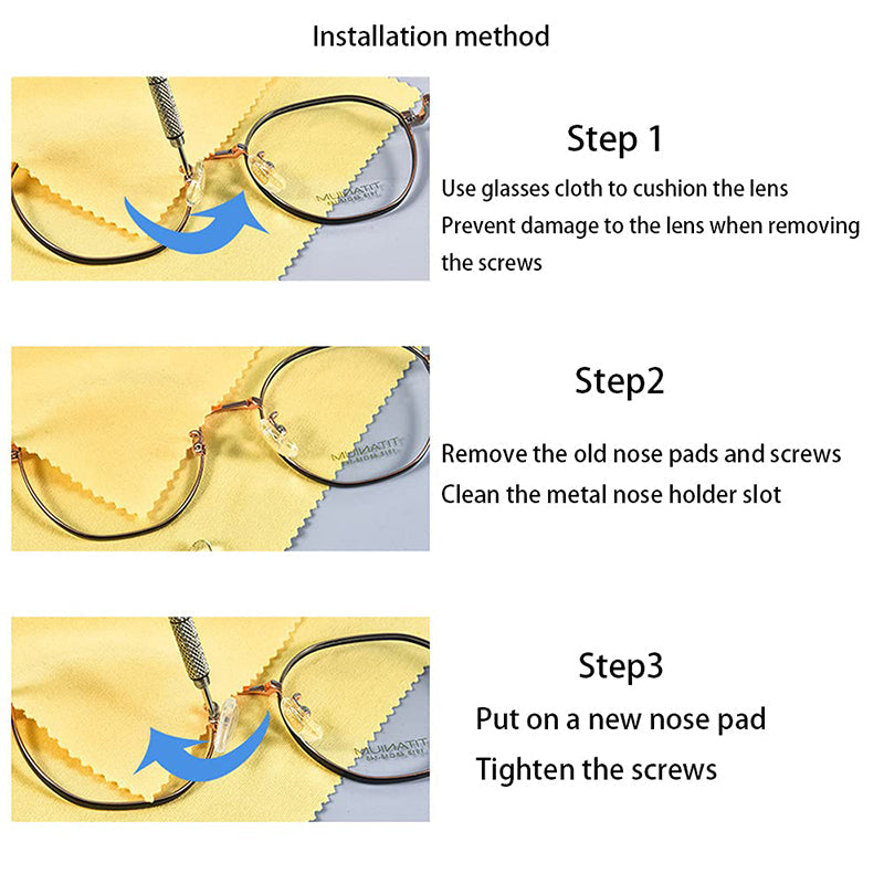 ClarityForge – Eyeglass Nose Pad Repair Kit