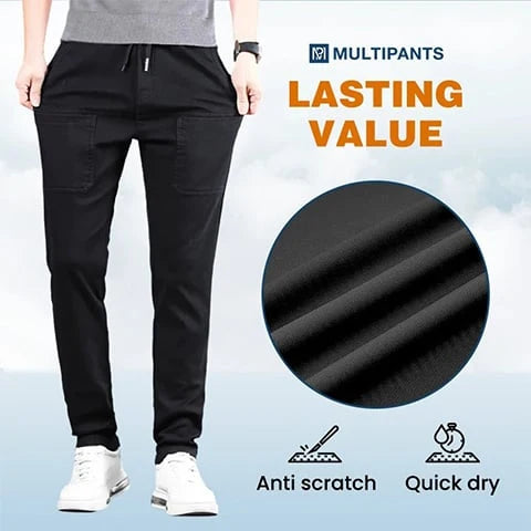 FlexOra – High-Stretch Multi-Pocket Cargo Pants