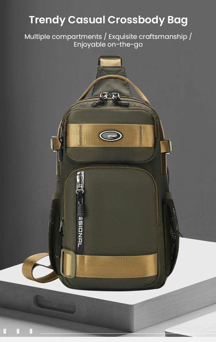UrbanStride – Adjustable Casual Travel Chest Bag
