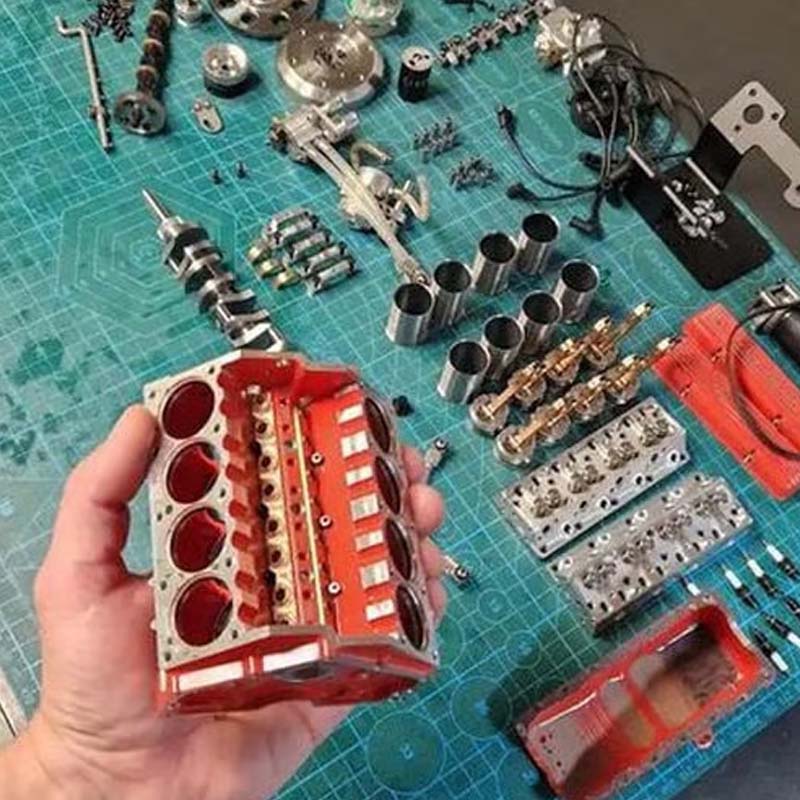 V8Forge – Gasoline OHV V8 Engine Model Kit