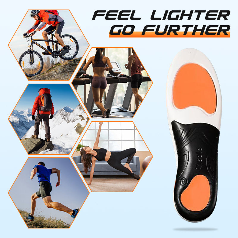 ShockRelief - Sports Shock Absorbing Insoles with Arch Support